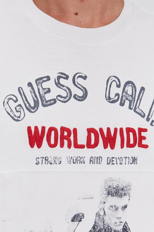 Guess T-shirt bawełniany Męski