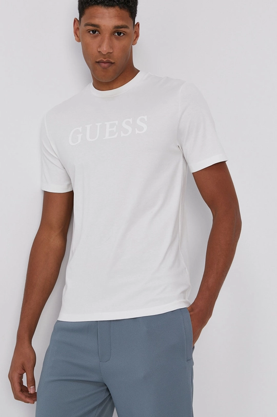 бежевый Футболка Guess Мужской