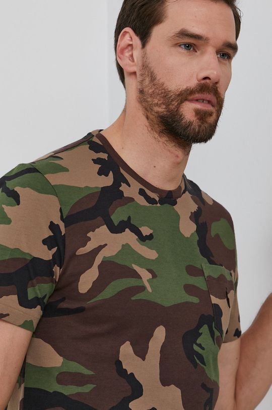 vojenská zelená Tričko Polo Ralph Lauren