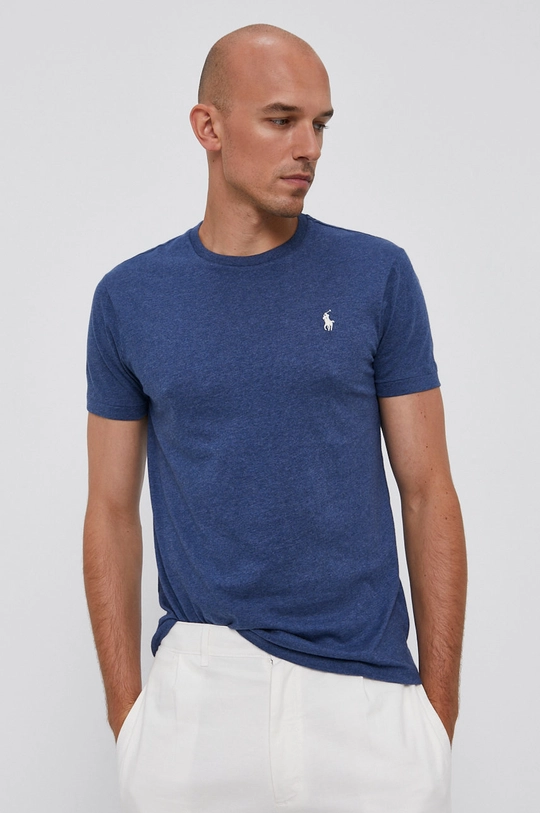 niebieski Polo Ralph Lauren T-shirt 710680785007 Męski