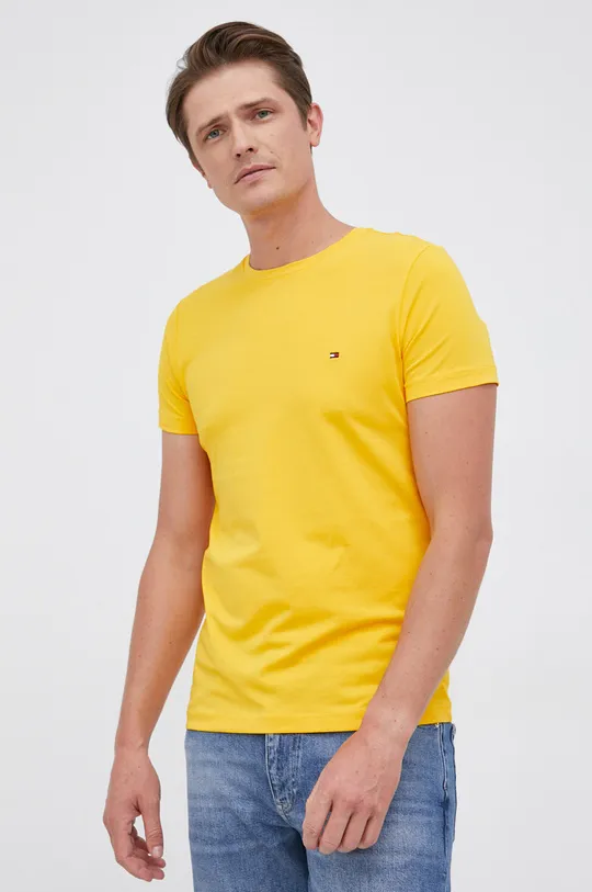 Tommy Hilfiger - T-shirt żółty