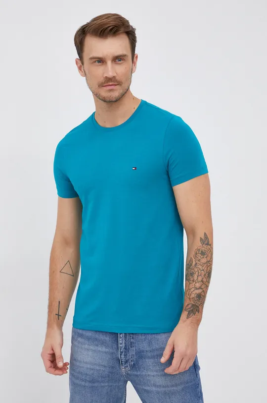 niebieski Tommy Hilfiger T-shirt