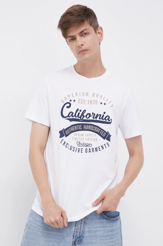 biały Produkt by Jack & Jones - T-shirt bawełniany