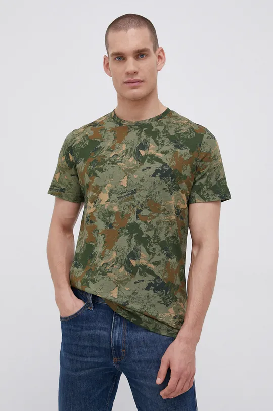 zielony Produkt by Jack & Jones T-shirt bawełniany Męski