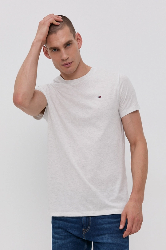 szary Tommy Jeans T-shirt DM0DM11007.4890 Męski