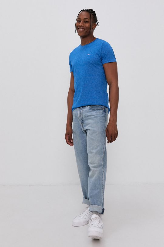 Tričko Tommy Jeans modrá