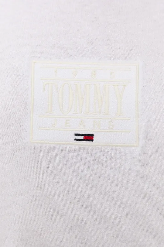 biały Tommy Jeans T-shirt bawełniany DM0DM11657.4890