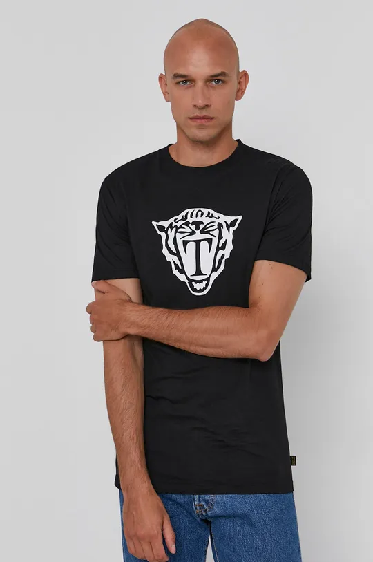 czarny Tiger Of Sweden T-shirt Męski