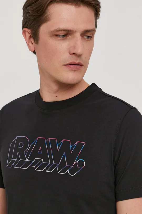 czarny G-Star Raw T-shirt D19846.336