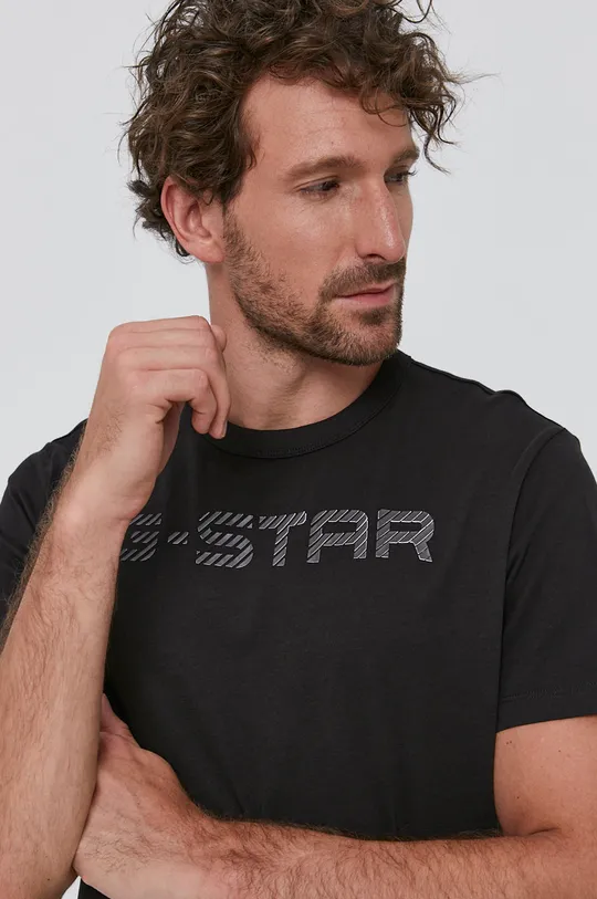 czarny G-Star Raw T-shirt D20482.336