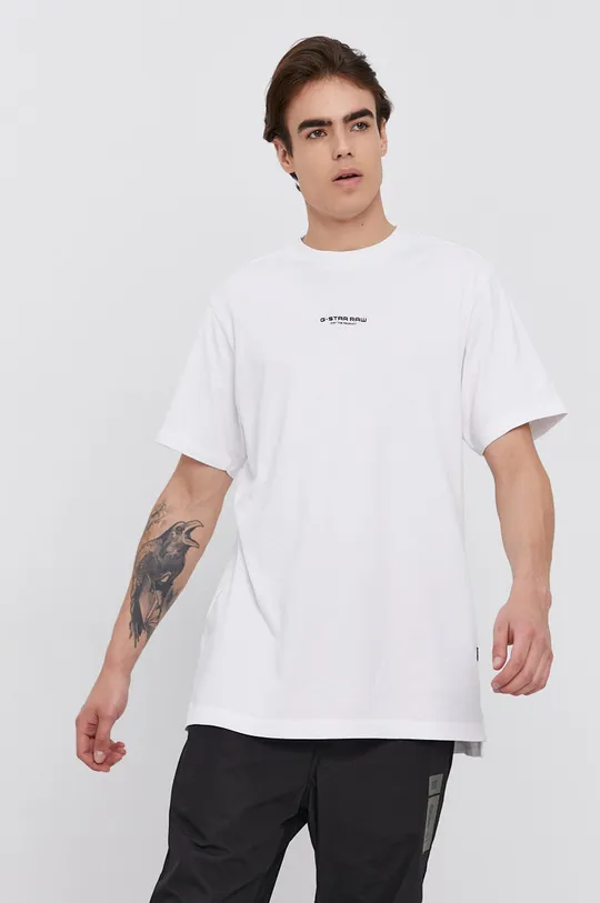 biały G-Star Raw T-shirt D20507.C336