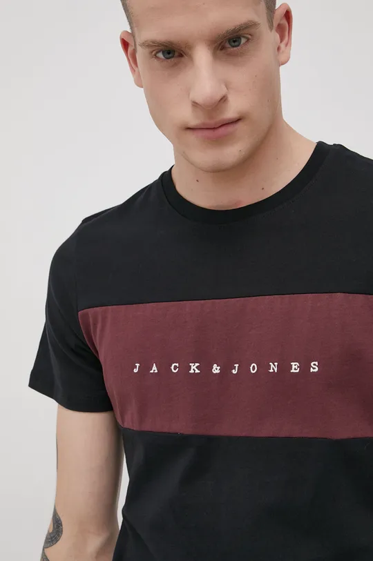 γκρί Βαμβακερό μπλουζάκι Jack & Jones