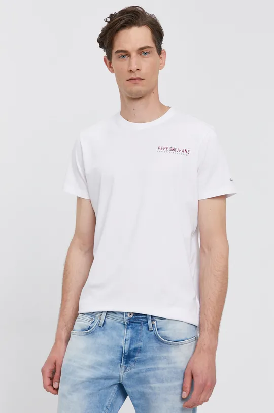 biały Pepe Jeans T-shirt RAMON