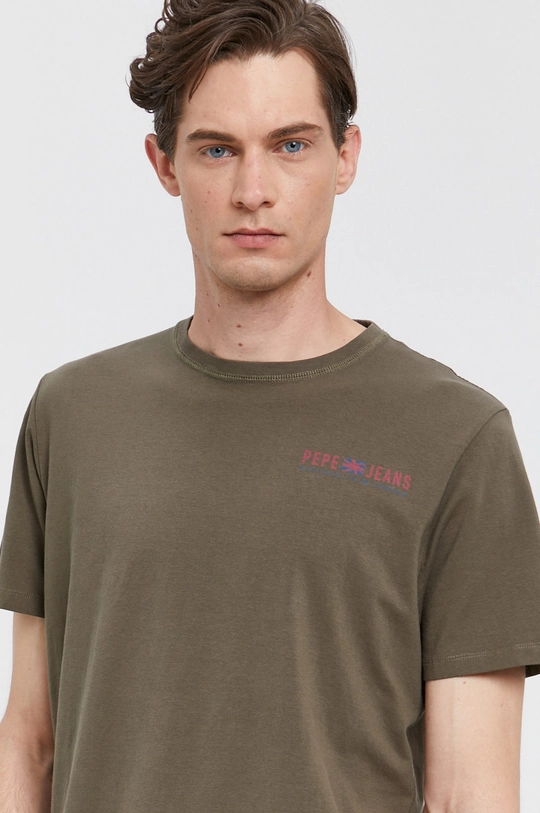 zöld Pepe Jeans t-shirt RAMON