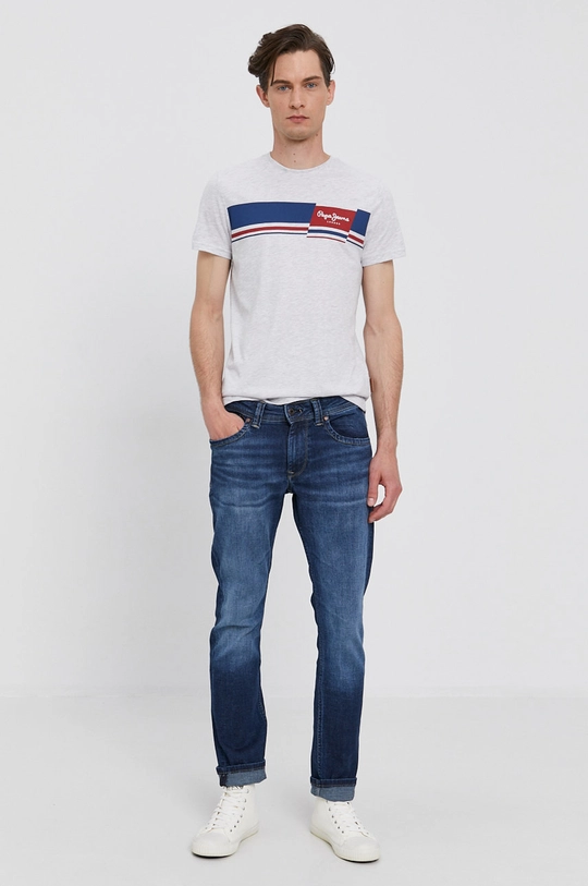 Pepe Jeans T-shirt KADE szary