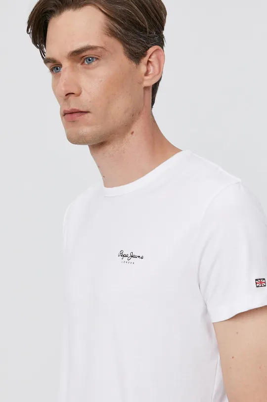 fehér Pepe Jeans t-shirt ORIGINAL BASIC