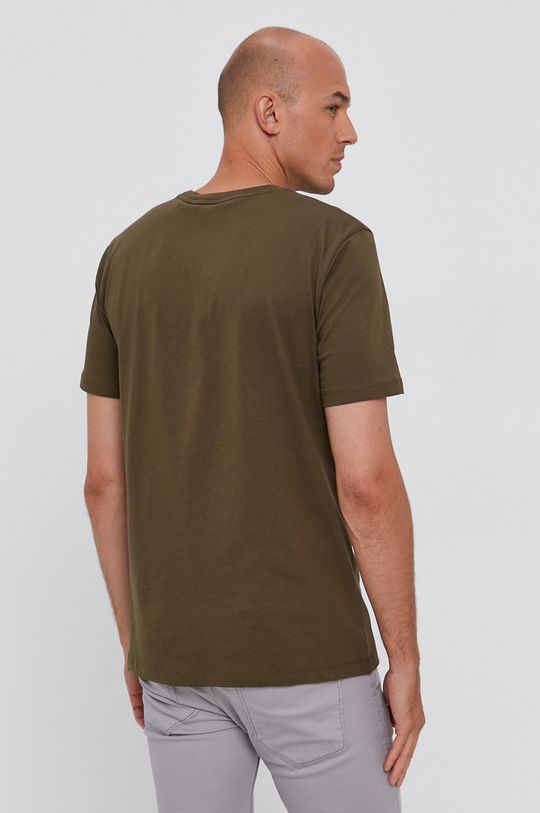Hugo - Bavlněné tričko  Hlavní materiál: 100% Bavlna Stahovák: 98% Bavlna, 2% Elastan
