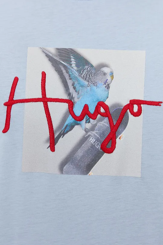 Hugo T-shirt bawełniany 50457138 Męski