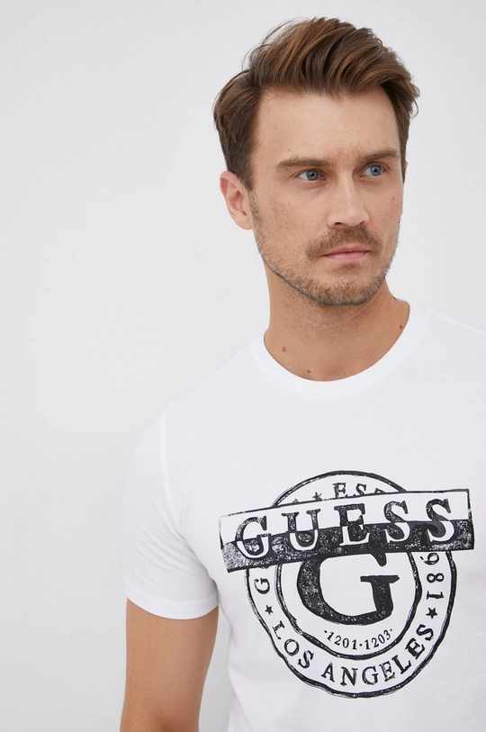 biały Guess T-shirt