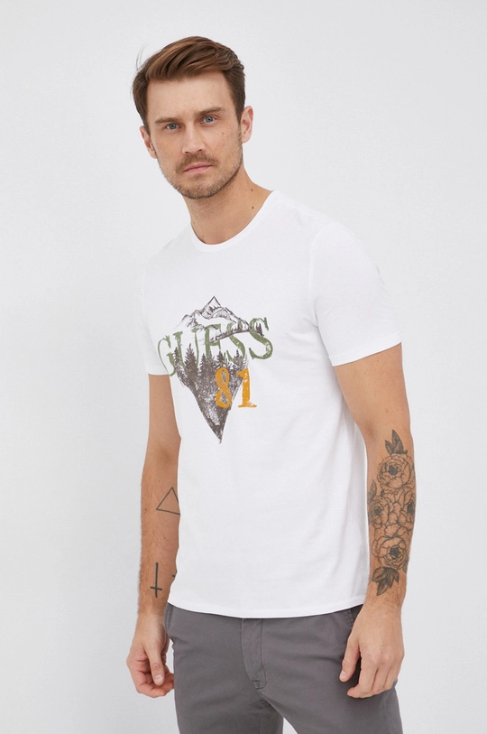 biały Guess T-shirt