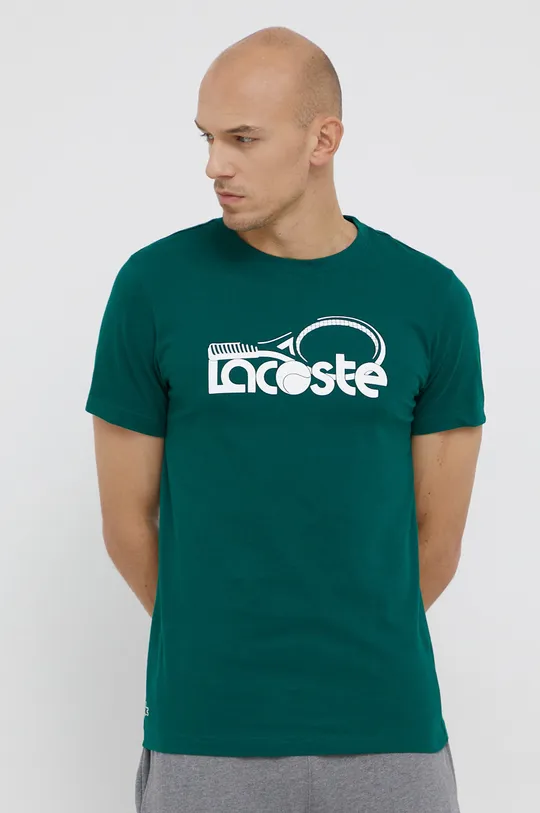πράσινο Μπλουζάκι Lacoste Ανδρικά