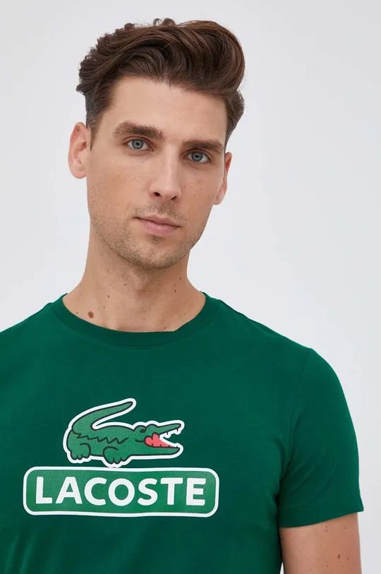 zielony Lacoste T-shirt TH6909