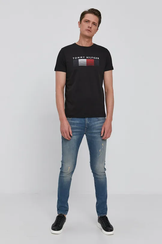 Tommy Hilfiger t-shirt fekete