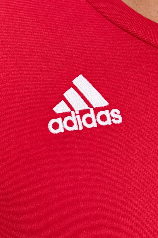 czerwony adidas Performance T-shirt CV3982