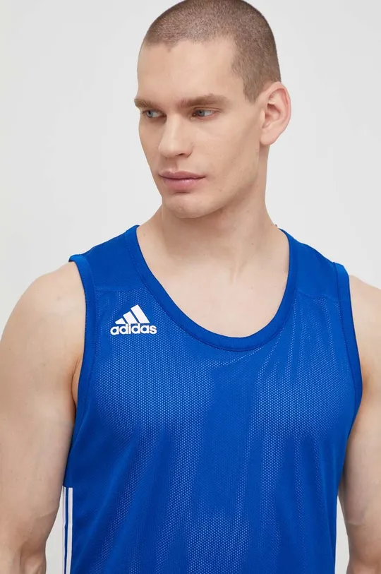 modra adidas Performance T-shirt Moški