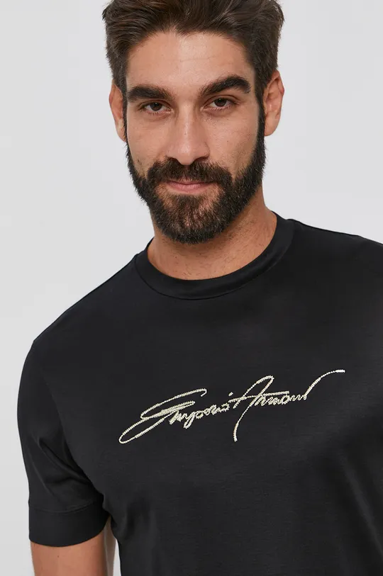 czarny Emporio Armani t-shirt