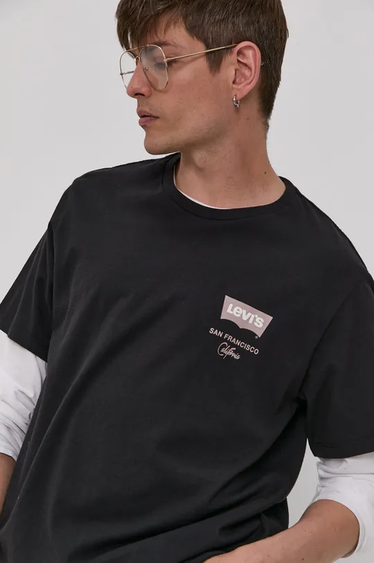 fekete Levi's t-shirt