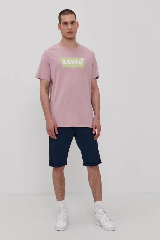 Levi's T-shirt fioletowy