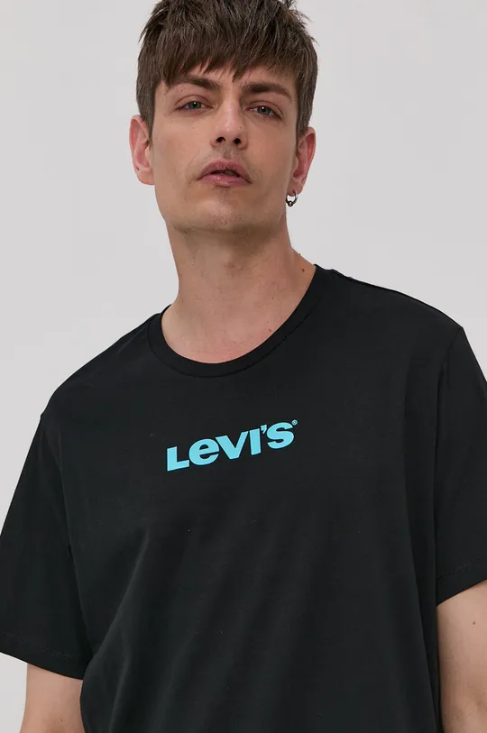 črna T-shirt Levi's