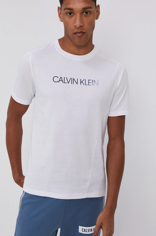 biały Calvin Klein Performance T-shirt