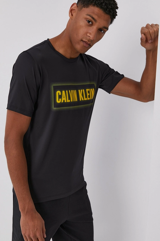 czarny Calvin Klein Performance T-shirt Męski