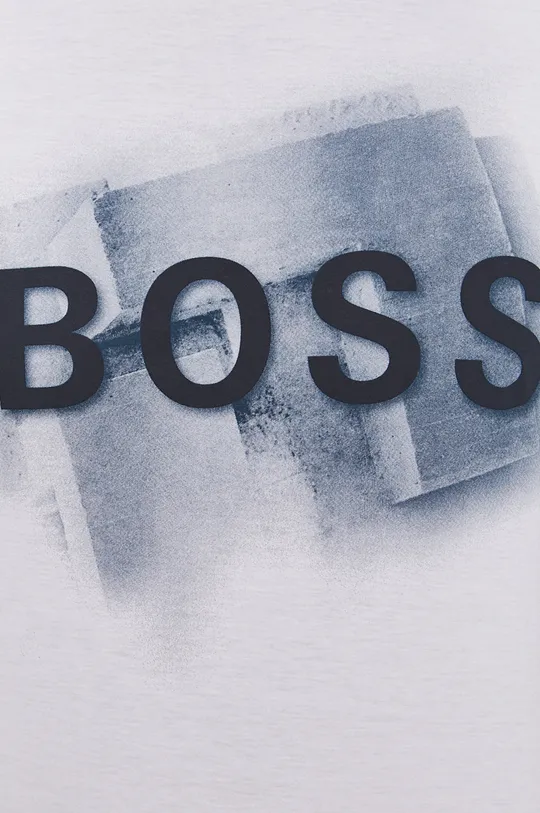 Boss T-shirt bawełniany Casual 50460579 Męski