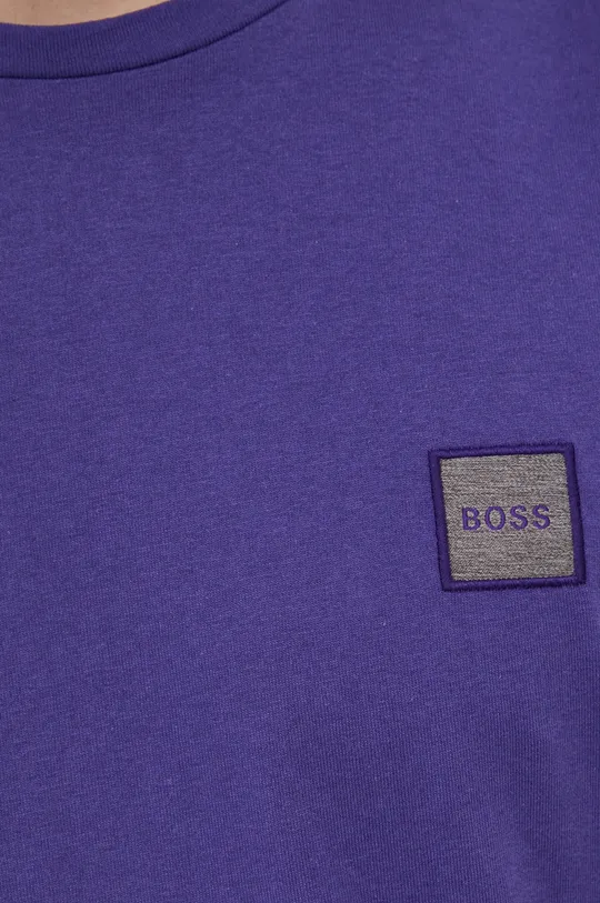 Boss T-shirt bawełniany Casual 50462767 Męski