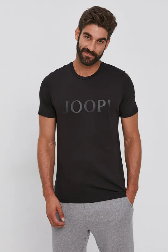 czarny Joop! t-shirt bawełniany