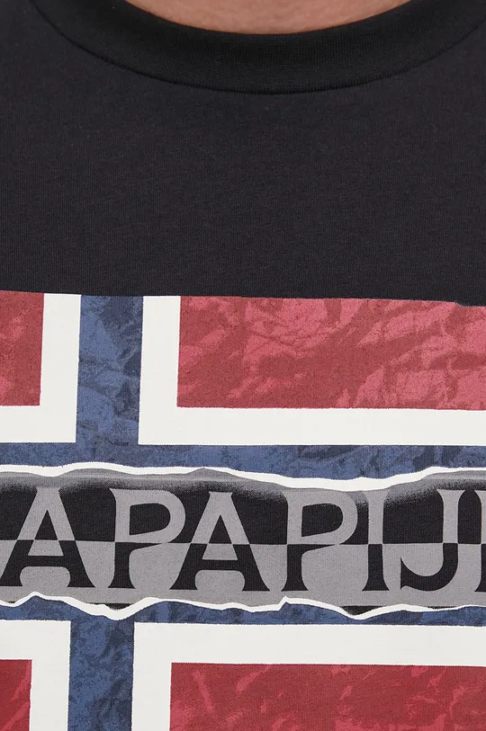 Βαμβακερό πουκάμισο με μακριά μανίκια Napapijri Ανδρικά
