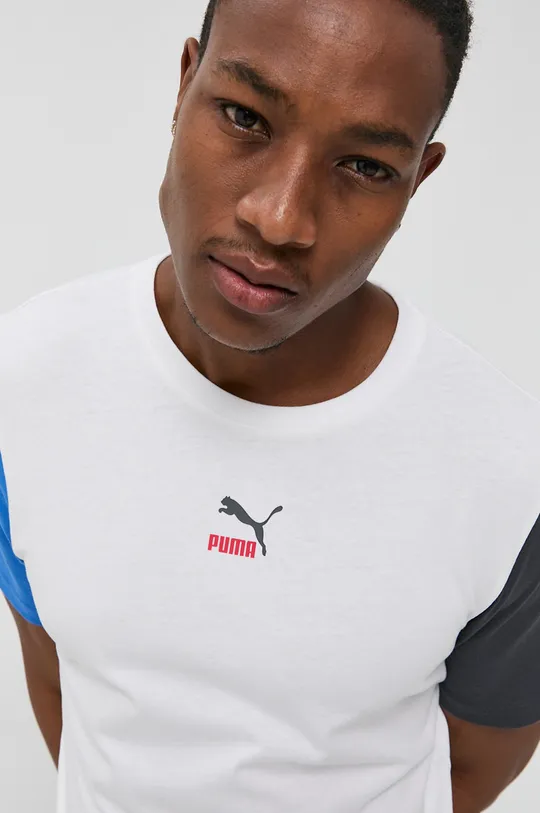 bijela Pamučna majica Puma