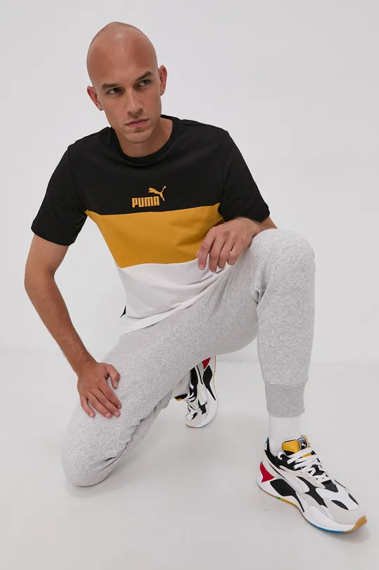 żółty Puma T-shirt 586908 Męski