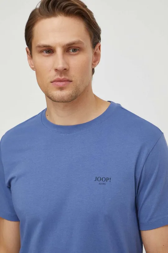 niebieski Joop! t-shirt bawełniany Alphis Męski