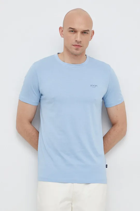 modrá Bavlnené tričko Joop! Alphis Pánsky