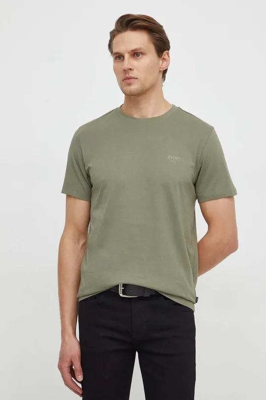 Βαμβακερό μπλουζάκι Joop! πράσινο