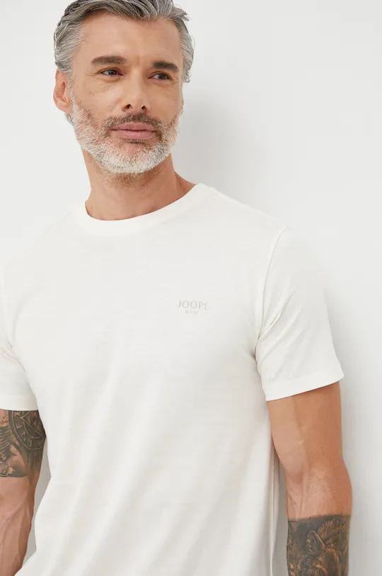 beżowy Joop! t-shirt bawełniany Alphis Męski