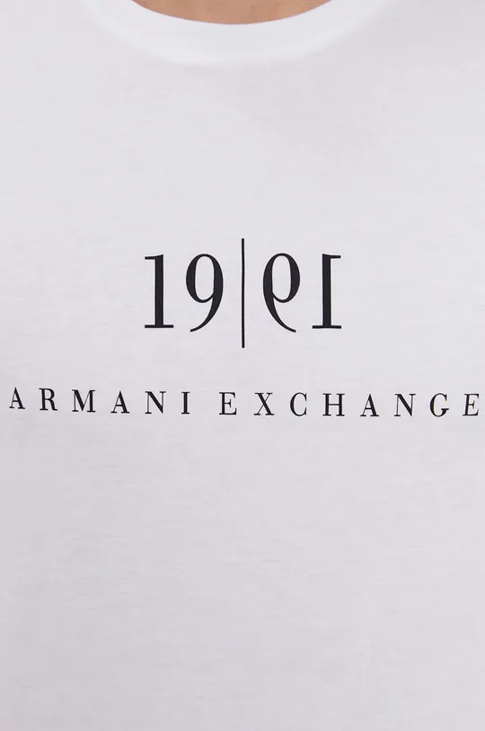 Armani Exchange T-shirt bawełniany 6KZTAH.ZJ5LZ Męski