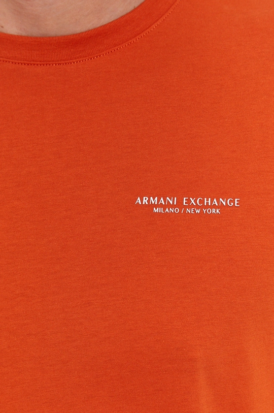 Бавовняна футболка Armani Exchange Чоловічий