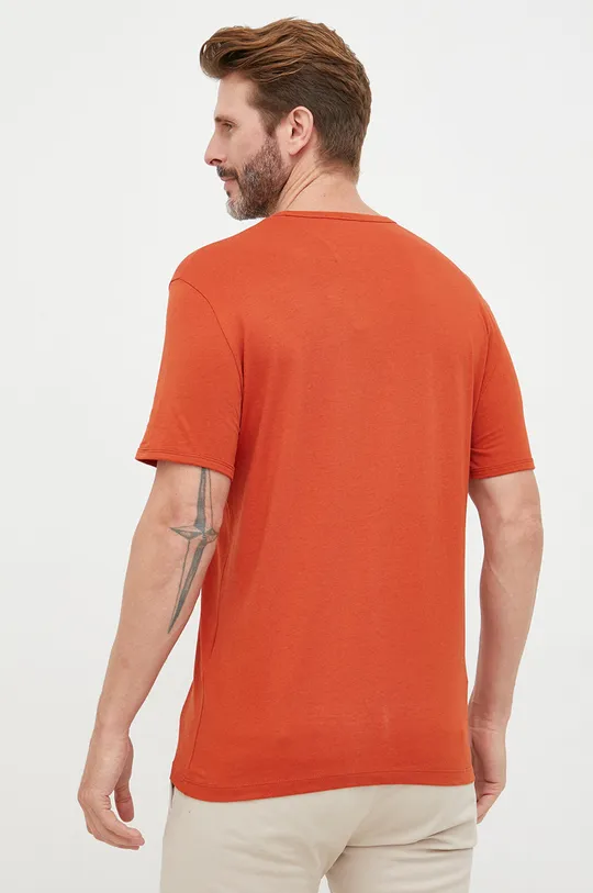 πορτοκαλί Βαμβακερό μπλουζάκι Armani Exchange