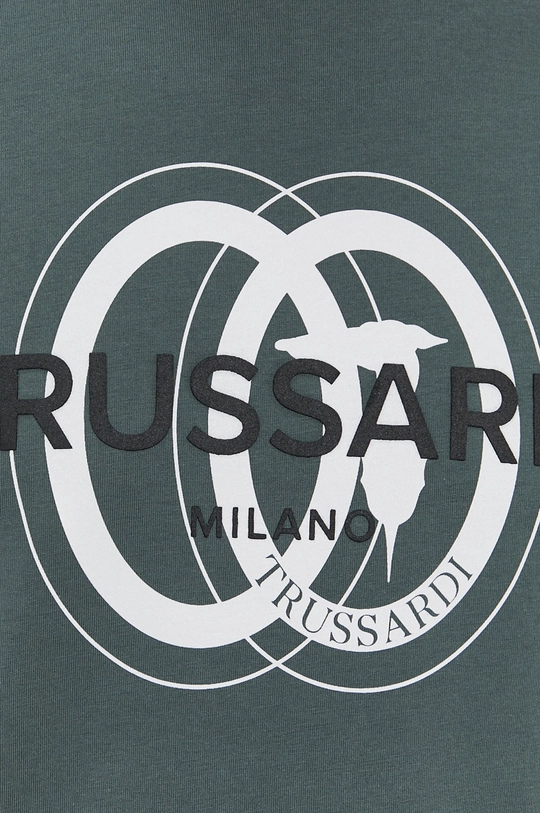 Trussardi T-shirt bawełniany Męski