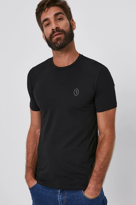 czarny Trussardi T-shirt